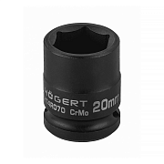 Головка HT4R070 - ударная 20 мм (1/2″ привод), короткая, Cr‑Mo, DIN 3121