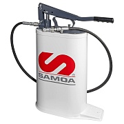 Насос с овальной емкостью для консистентной смазки SAMOA. 150000