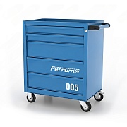 Тележка инструментальная FERRUM 02.005L‑G5015 (5 ящиков, ц/замок)