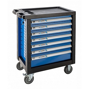Инструментальный шкаф-тележка HT7G058 - 252 инструмента, 7 ящиков, нагрузка до ~75 кг