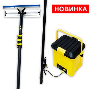 Система очистки фасадных окон