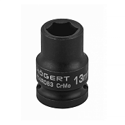 Головка HT4R063 - ударная 13 мм (1/2″ привод), короткая, Cr‑Mo, DIN 3121