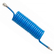 Пневматический спиральный шланг HT4R892 (15 м, Ø 6×8 мм, 1/4″ фитинги)