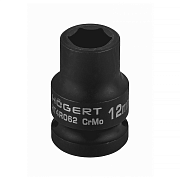 Головка HT4R062 — ударная 12 мм (1/2″ привод), короткая, Cr‑Mo, DIN 3121