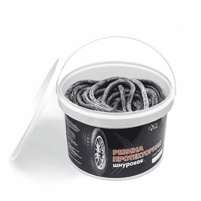 Протекторная шнуровая резина d8 мм, 3 кг