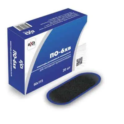 Овальный пластырь для холодной вулканизации