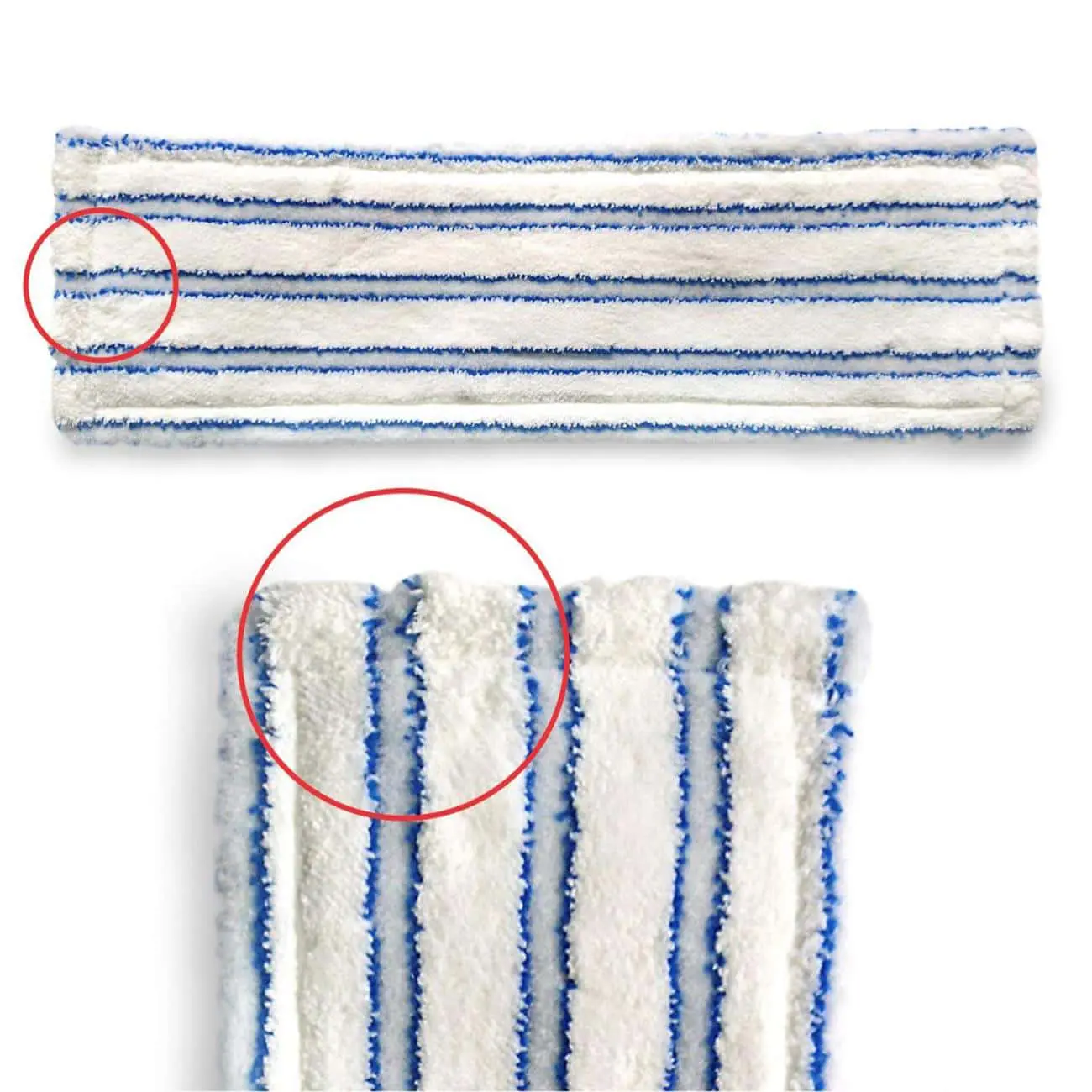 Моп из микрофибры с полосами скольжения из полиэстера