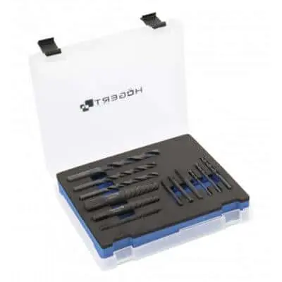 Инструменты для удаления сломанных болтов со сверлами 12 шт