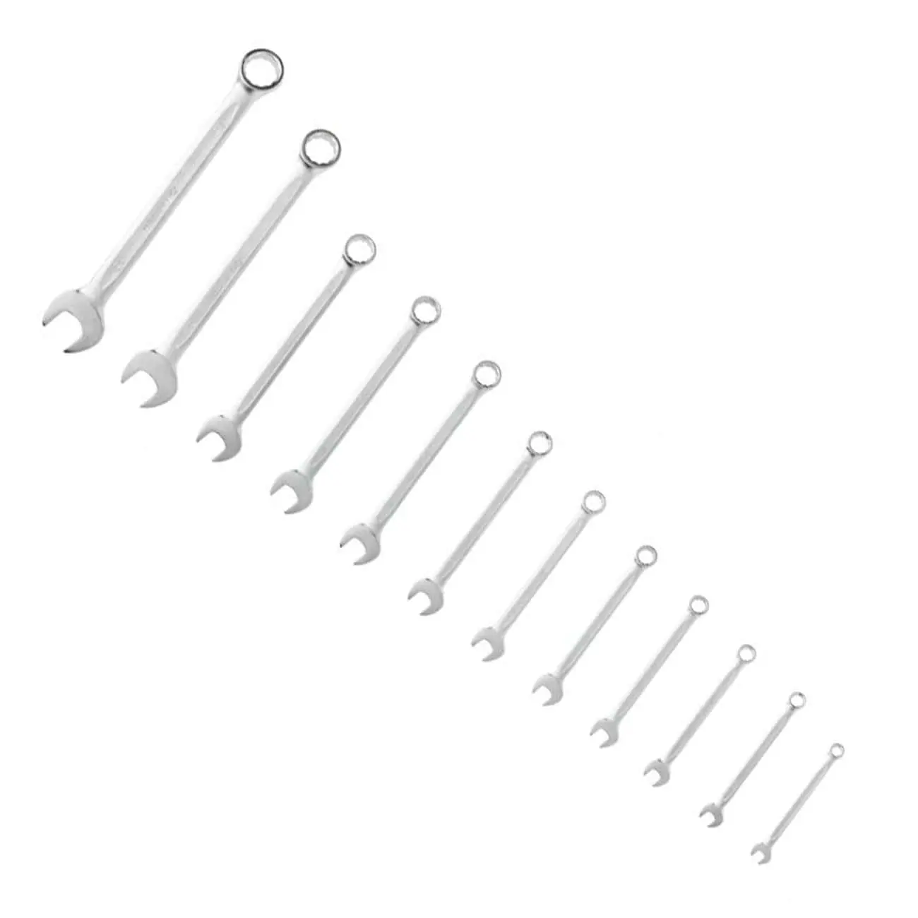 Набор комбинированных ключей 6-24 мм, 12 шт., сталь CrV, DIN 3113 в сумке