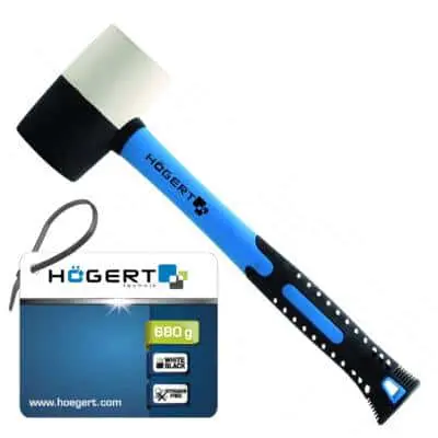 Молоток резиновый 680 г, с рукояткой из стекловолокна