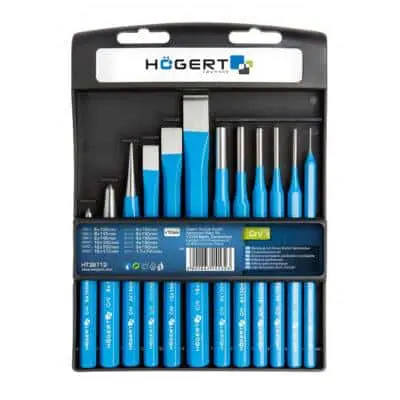 Набор ударно-режущего инструмента, 12 шт