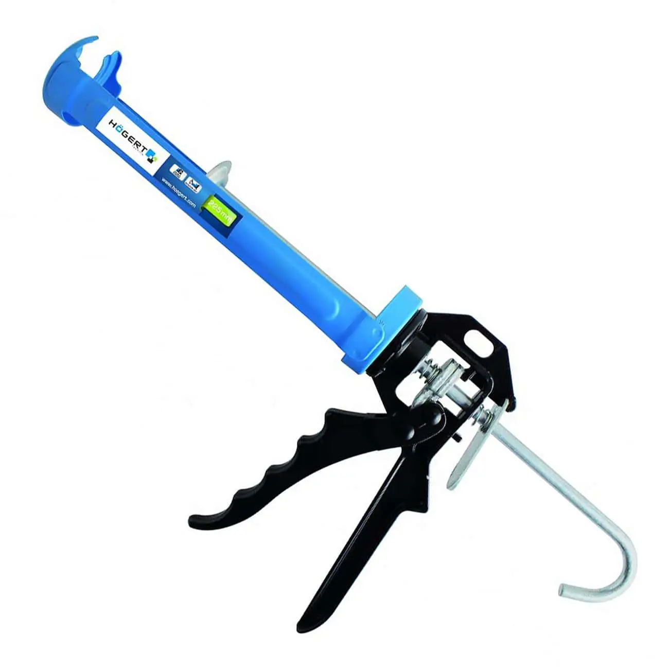 Пистолет для герметика полукорпусный, 225 мм