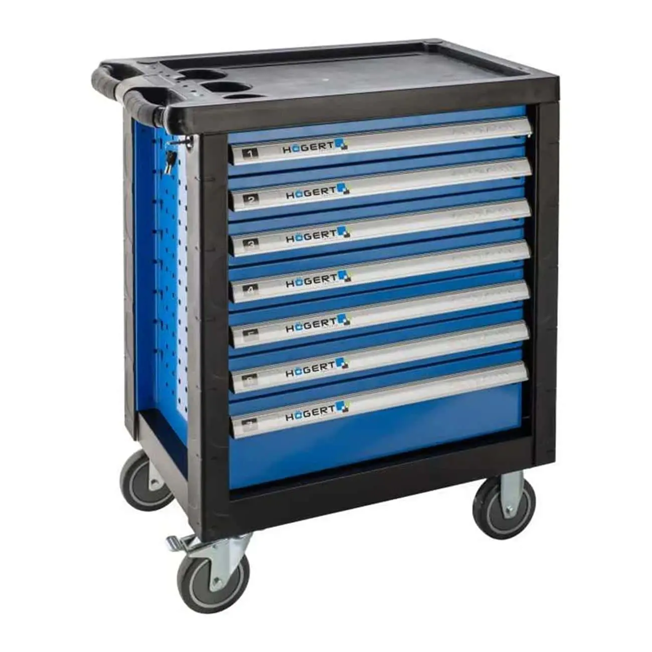 Тележка инструментальная 7 ящиков, 252 инструмент