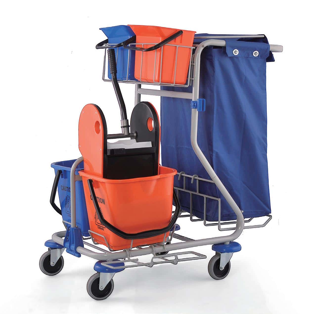 Тележка уборочная в комплекте