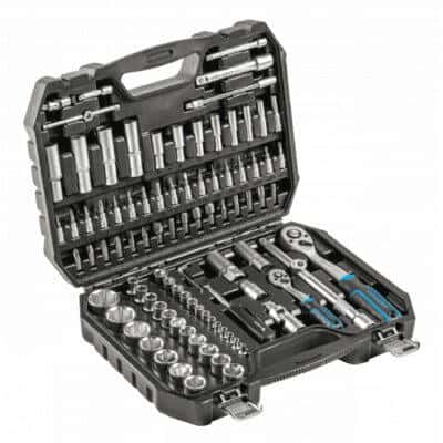 Набор инструментов 95 шт., 1/2″,1/4″ Черный