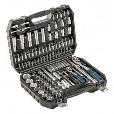 Набор инструментов, 112 шт., 1/4″, 1/2″ Черный