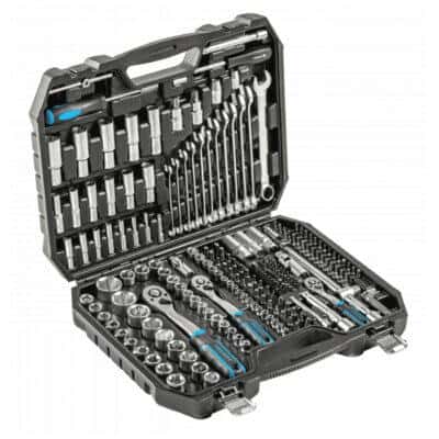 Набор инструментов, 222 шт., 1/4″, 3/8″,1/2″ Черный