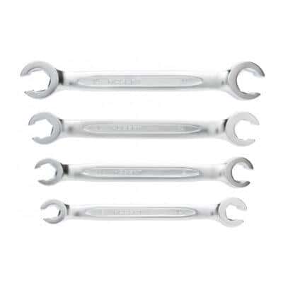 Набор разрезных ключей, 8-17 мм, сталь CrV 6140, 4 шт