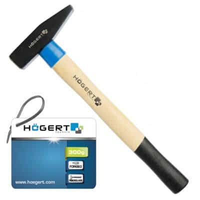 Молоток слесарный кованый с деревянной рукояткой