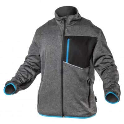 Толстовка рабочая “NISTER” - серый меланж с синим